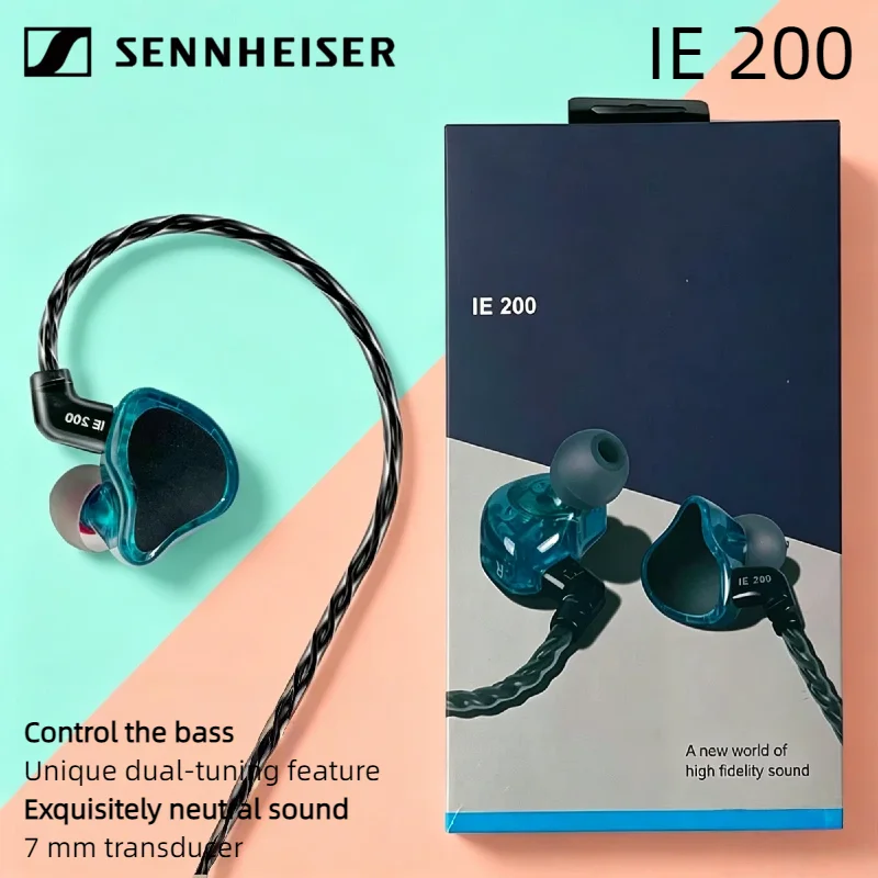 2026 Sennheiser IE 200 In-Ear Audiophile Headphones Consumer Audio Edition TrueResponse Transducers for Neutral Sound
2026 Sennheiser IE 200 In-Ear Audiophile Headphones Consumer Audio Edition TrueResponse Transducers for Neutral Sound