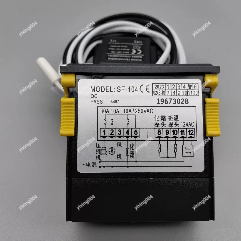 SF-104 Digital Temperature Controller Universal Refrigerator Freezer Control Meter
SF-104 Digital Temperature Controller Universal Refrigerator Freezer Control Meter