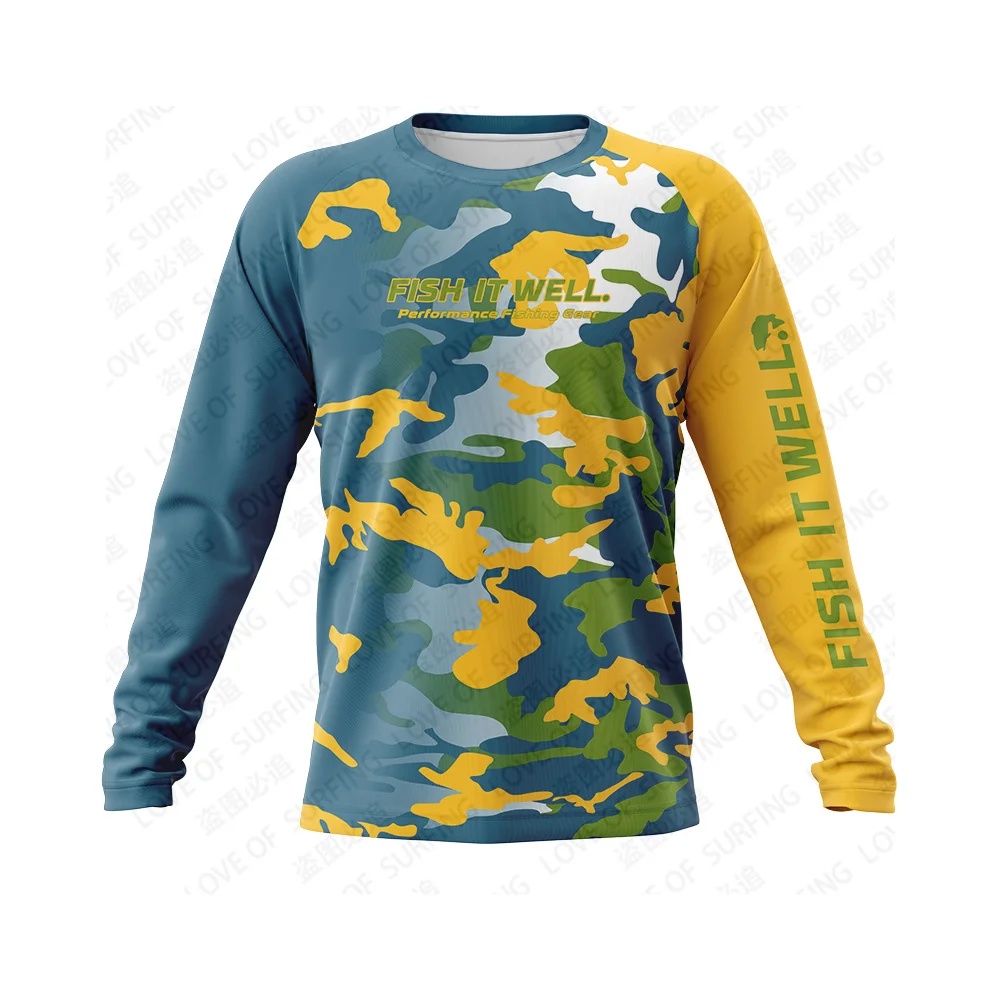 2023 Summer Breathable Quick Drying Fishing Shirt Men's Protection UV50+ Fishing Suit Fishing Equipment Fishing Coat Customized
2023 Summer Breathable Quick Drying Fishing Shirt Men's Protection UV50+ Fishing Suit Fishing Equipment Fishing Coat Customized