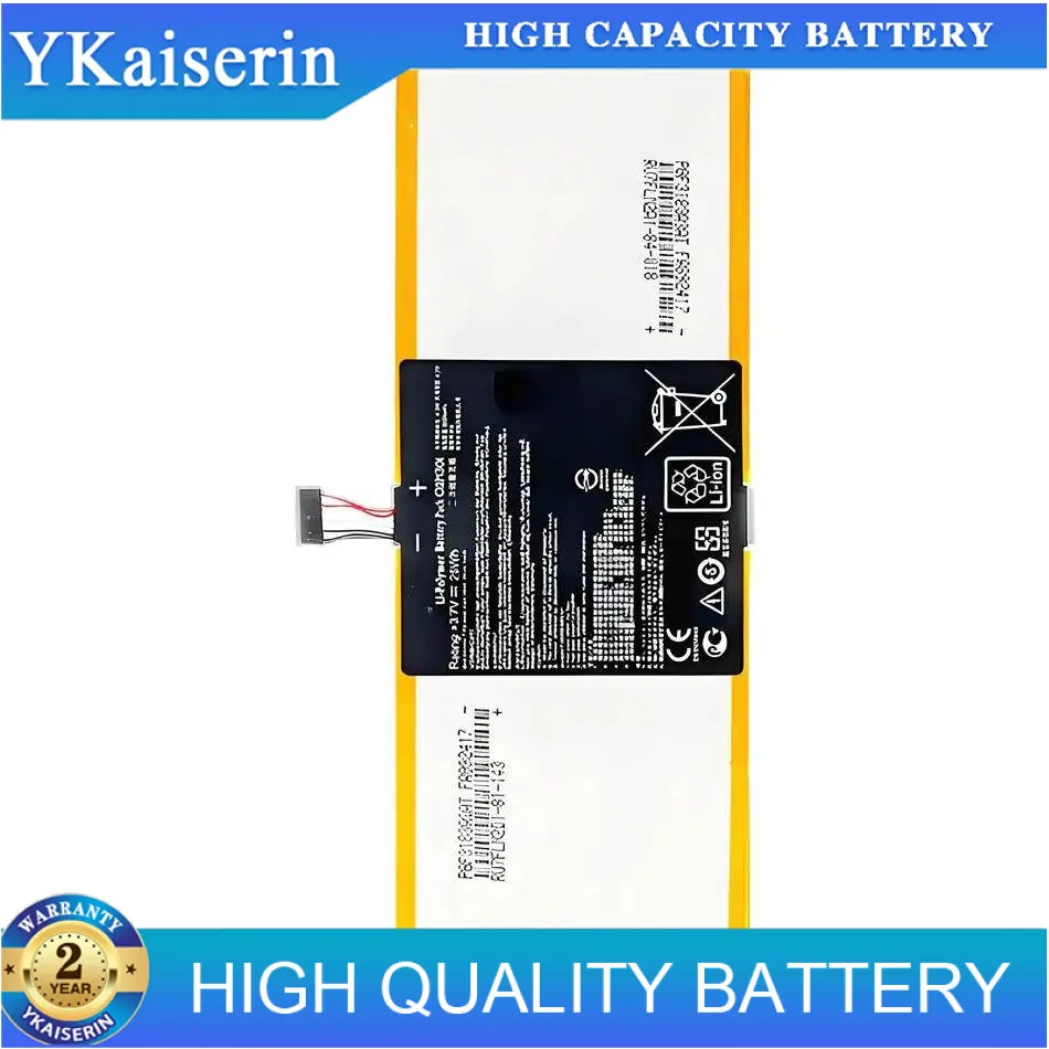 For ASUS MEMO PAD K00A (ME302C) - 6560mAh Tablet Battery, Model C12P1301
For ASUS MEMO PAD K00A (ME302C) - 6560mAh Tablet Battery, Model C12P1301