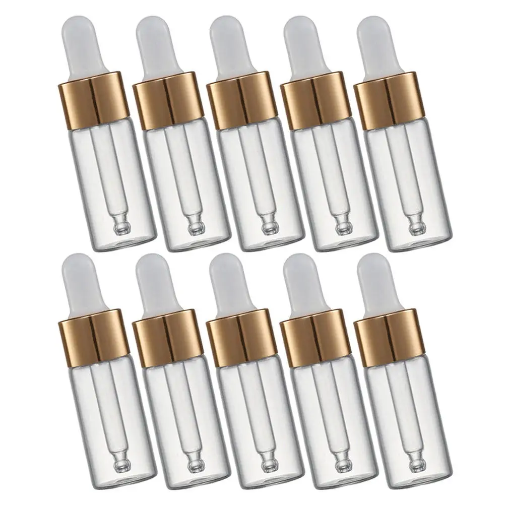 10Pcs Essential Oil Bottles Glass Dropper Clear Leakproof Portable Travel Small Multi-Use Refillable Storage Bottles
10Pcs Essential Oil Bottles Glass Dropper Clear Leakproof Portable Travel Small Multi-Use Refillable Storage Bottles