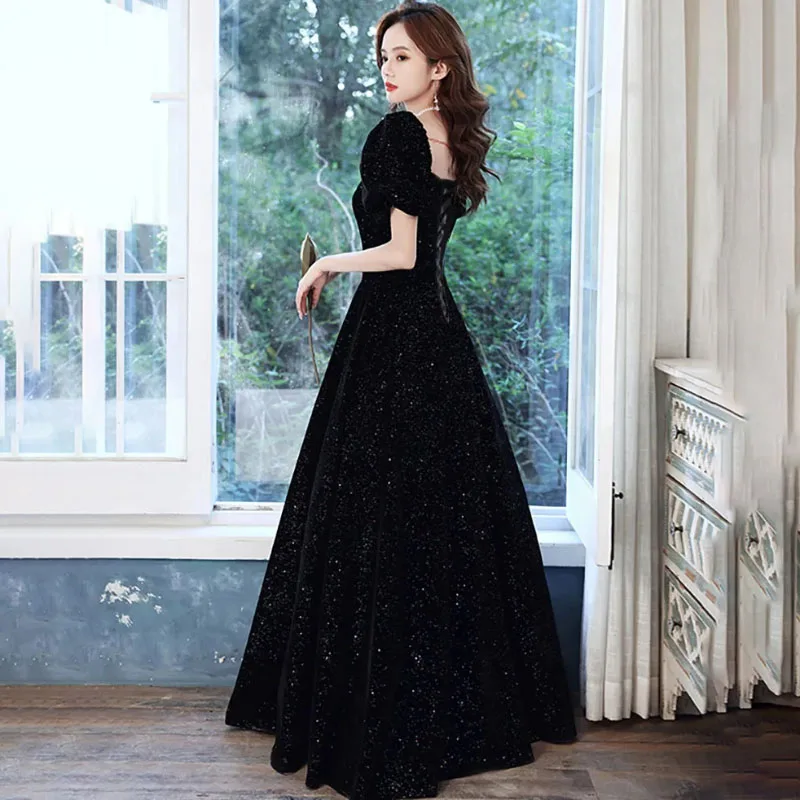 Black Evening Dresses Women New Spring Summer Light Luxury Art Examination Host Dress Plus Size 3XL Birthday Party Banquet Gown
Black Evening Dresses Women New Spring Summer Light Luxury Art Examination Host Dress Plus Size 3XL Birthday Party Banquet Gown