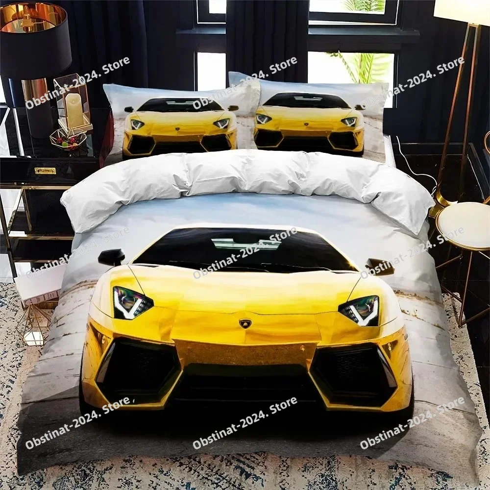 3D Sports Car Supercar Bedding Set Printed Duvet Cover Pillowcase Single Double Style Queen King Size Sets
3D Sports Car Supercar Bedding Set Printed Duvet Cover Pillowcase Single Double Style Queen King Size Sets