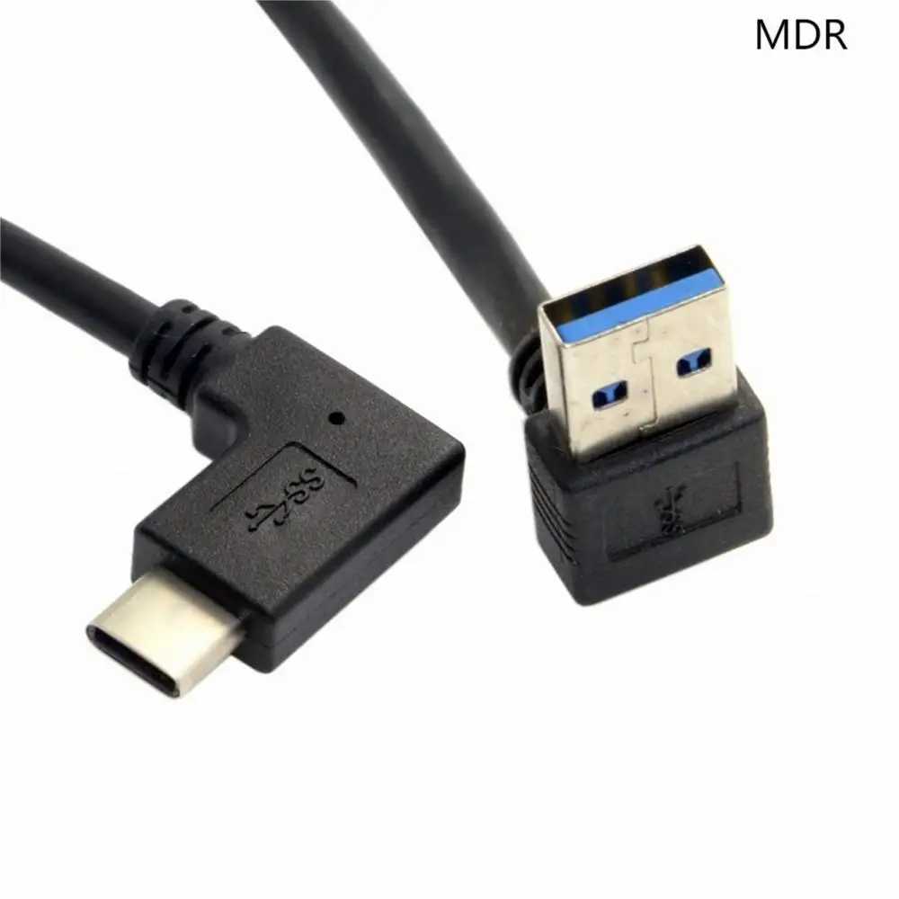 MDR Type-C USB Double elbow to USB-A male USB3.1 Type C Male 90 Degree Left Right Angled connector short for Power black cable
MDR Type-C USB Double elbow to USB-A male USB3.1 Type C Male 90 Degree Left Right Angled connector short for Power black cable