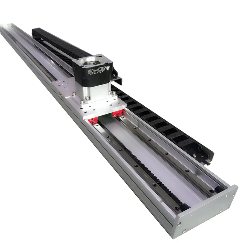 500-10000mm High Loading Rack And Pinion Linear Axes Motorized Stage With Reducer Driver Linear Motion Guide Rail
500-10000mm High Loading Rack And Pinion Linear Axes Motorized Stage With Reducer Driver Linear Motion Guide Rail