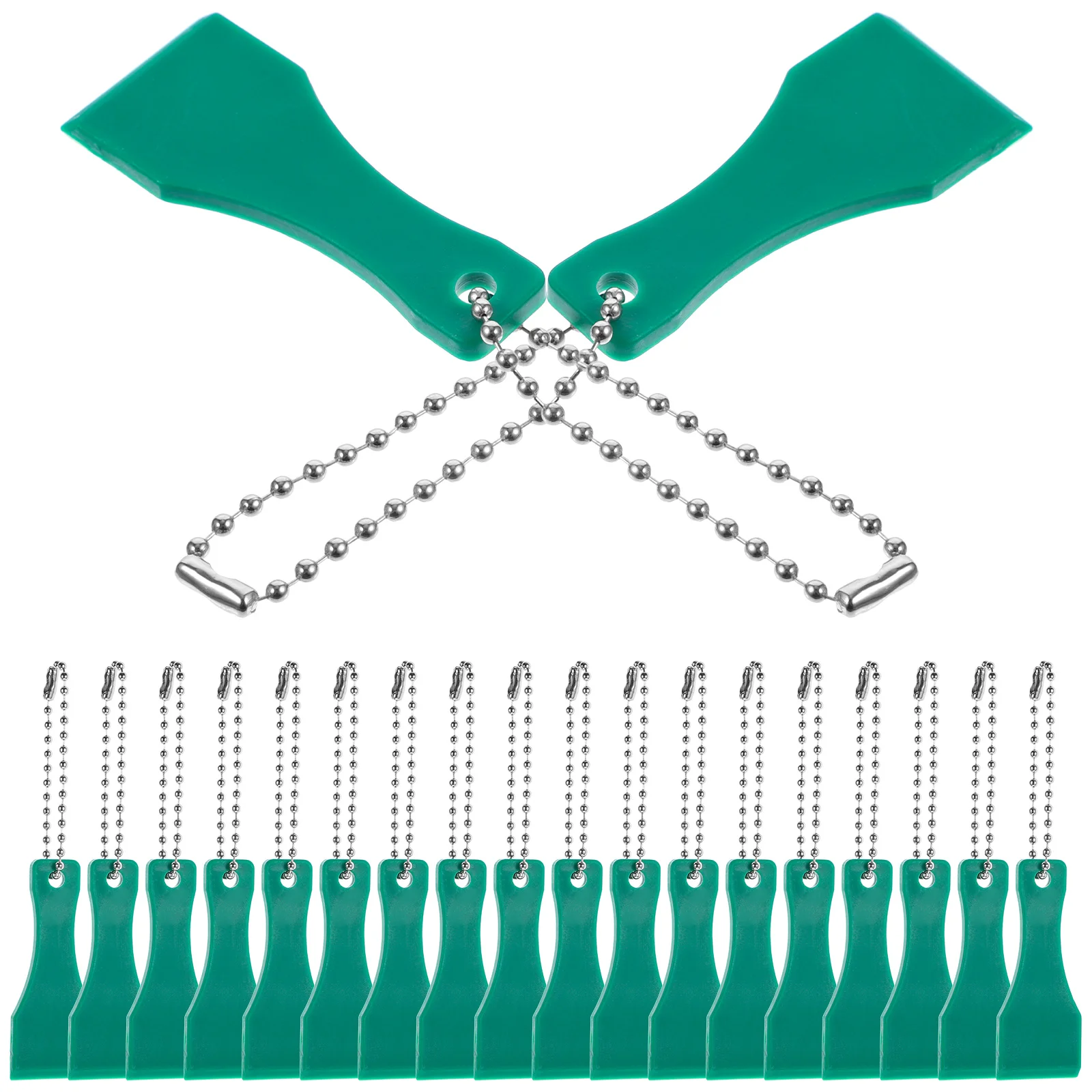 20 Pcs Compact Plastic Scratch Off Tool For Tickets Keychain Hanging Portable Ticket Scraper Cards Scraping Tools With Chain Key
20 Pcs Compact Plastic Scratch Off Tool For Tickets Keychain Hanging Portable Ticket Scraper Cards Scraping Tools With Chain Key