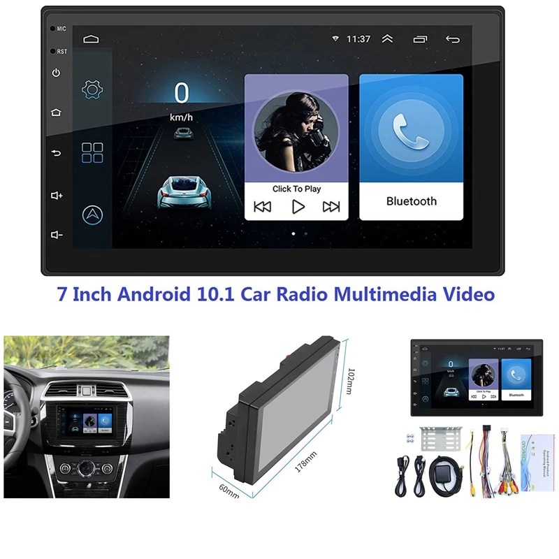 7 Inch Android 10.1 2 Din Car Radio Multimedia Video MP5 Player WIFI GPS Auto Stereo Car Stereo USB FM Radio
7 Inch Android 10.1 2 Din Car Radio Multimedia Video MP5 Player WIFI GPS Auto Stereo Car Stereo USB FM Radio