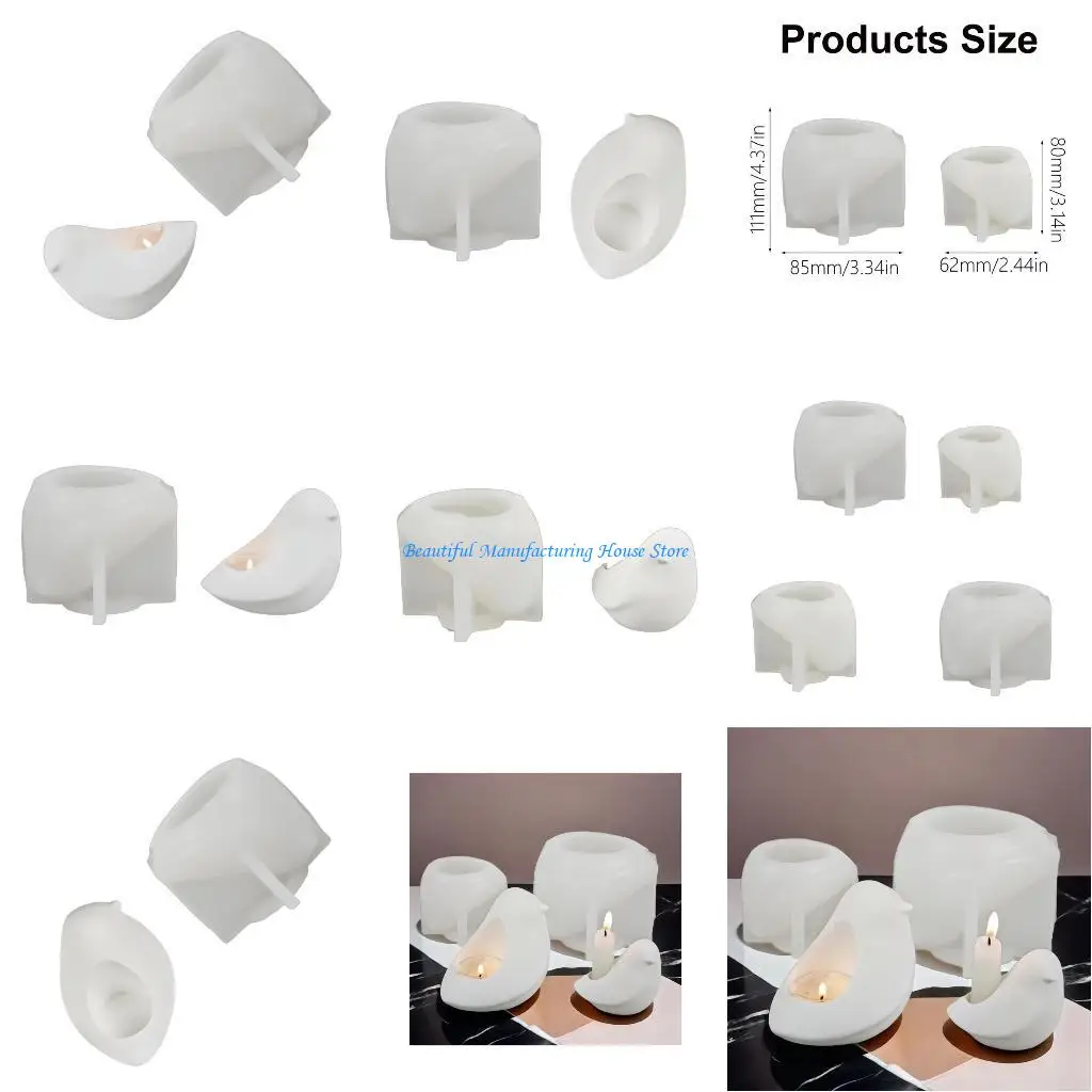 E56A Resin Silicone Molds Holder Molds Bird Craft Molds Silicone Base Molds Suitable for Candle Holder
E56A Resin Silicone Molds Holder Molds Bird Craft Molds Silicone Base Molds Suitable for Candle Holder