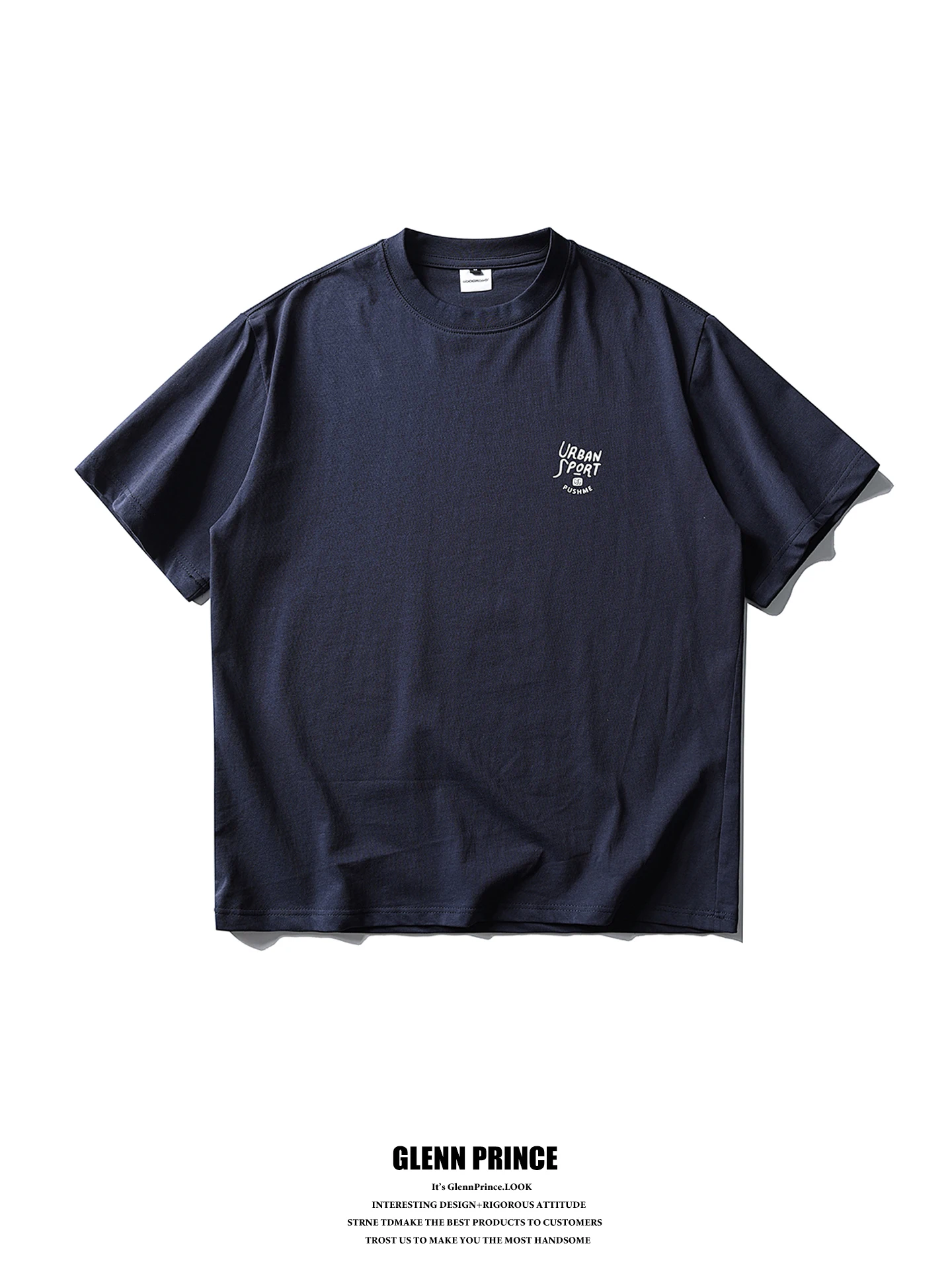 Summer Cotton T-Shirt Men's Youth Short Sleeve Letter Print Basic Pure Cotton Trendy Brand Light Blue Top for Teens And Young...
Summer Cotton T-Shirt Men's Youth Short Sleeve Letter Print Basic Pure Cotton Trendy Brand Light Blue Top for Teens And Young...
