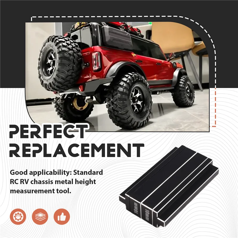 DELAM-RC Car Height Ruler Tool Chassis Droop Gauge Support Blocks Chassis Measureing Gauge Kit For 1/10 RC Car
DELAM-RC Car Height Ruler Tool Chassis Droop Gauge Support Blocks Chassis Measureing Gauge Kit For 1/10 RC Car