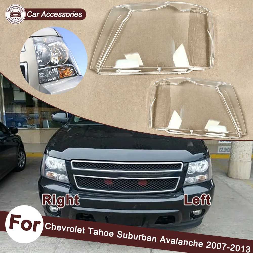 Car Front Headlight Cover Lens Headlamps Transparent Lampshad Lamp Shell Masks For Chevrolet 2007-2013 Tahoe Suburban Avalanche
Car Front Headlight Cover Lens Headlamps Transparent Lampshad Lamp Shell Masks For Chevrolet 2007-2013 Tahoe Suburban Avalanche