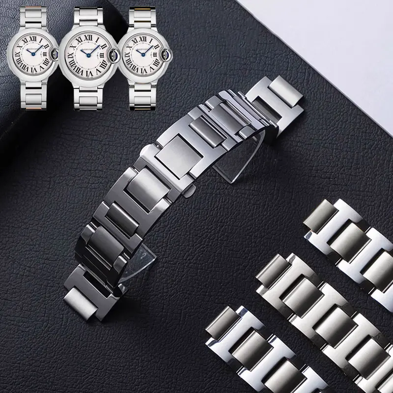 Stainless Steel Strap For Cartier Ballon Bleu De Series Solid Convex Interface Bracelet For Blue Balloon Watchband Accessories
Stainless Steel Strap For Cartier Ballon Bleu De Series Solid Convex Interface Bracelet For Blue Balloon Watchband Accessories