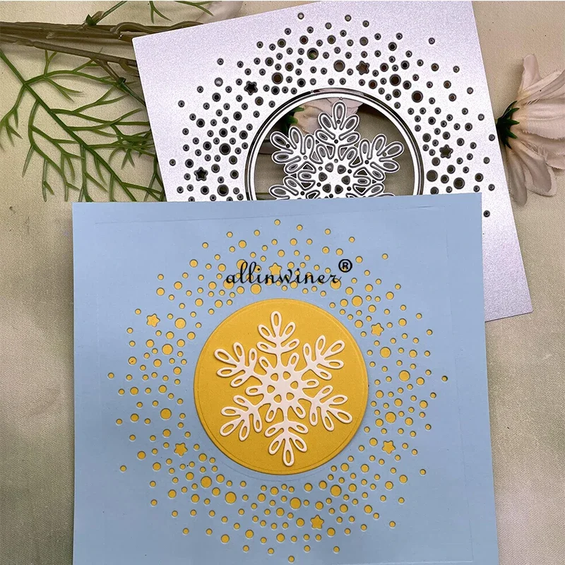 Winter background frame Metal Cutting Dies Stencils For DIY Scrapbooking Decorative Embossing Handcraft Die Cutting Template
Winter background frame Metal Cutting Dies Stencils For DIY Scrapbooking Decorative Embossing Handcraft Die Cutting Template
