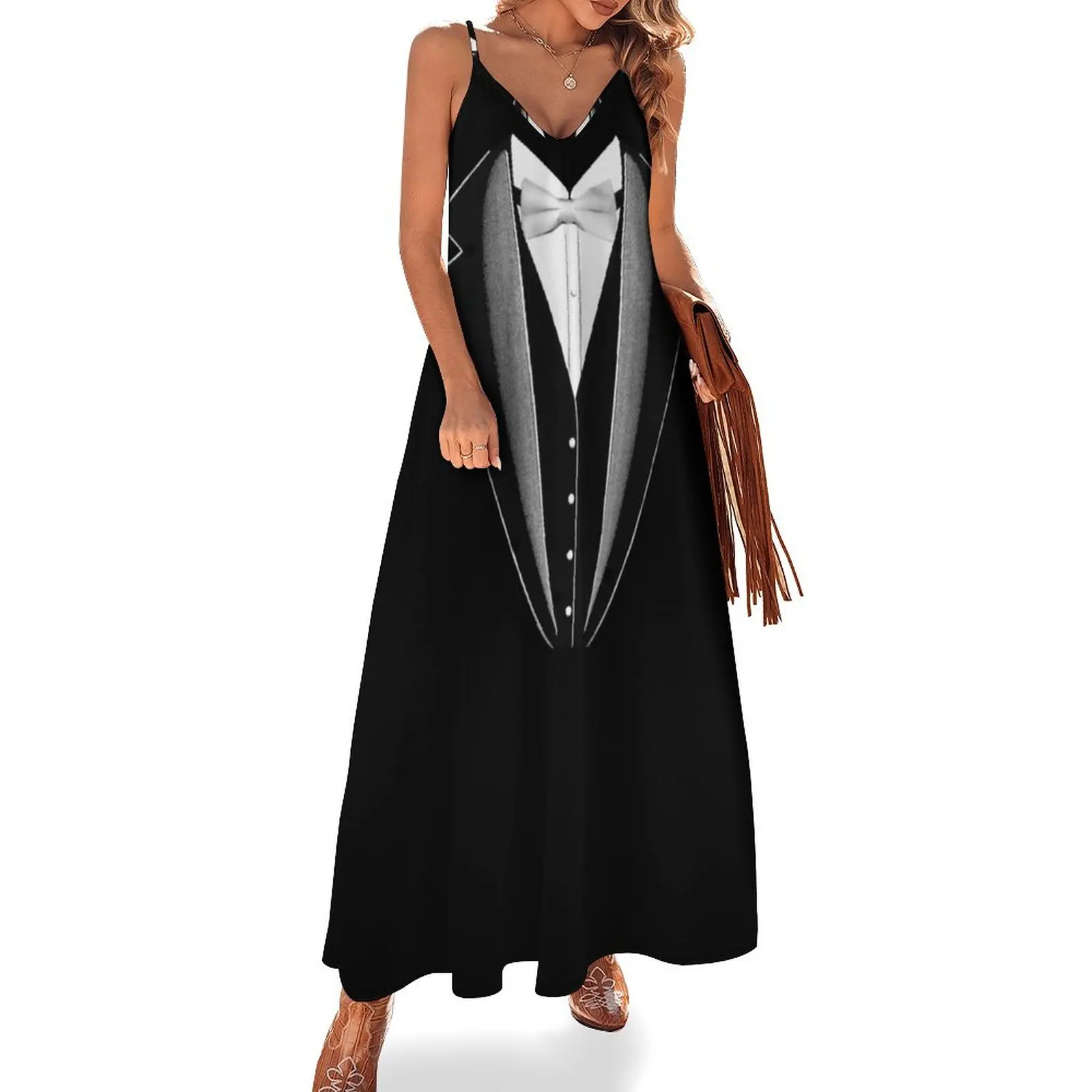 TUXEDO Sleeveless Long Dress ladies dresses for women 2025 long dress women dress summer
TUXEDO Sleeveless Long Dress ladies dresses for women 2025 long dress women dress summer