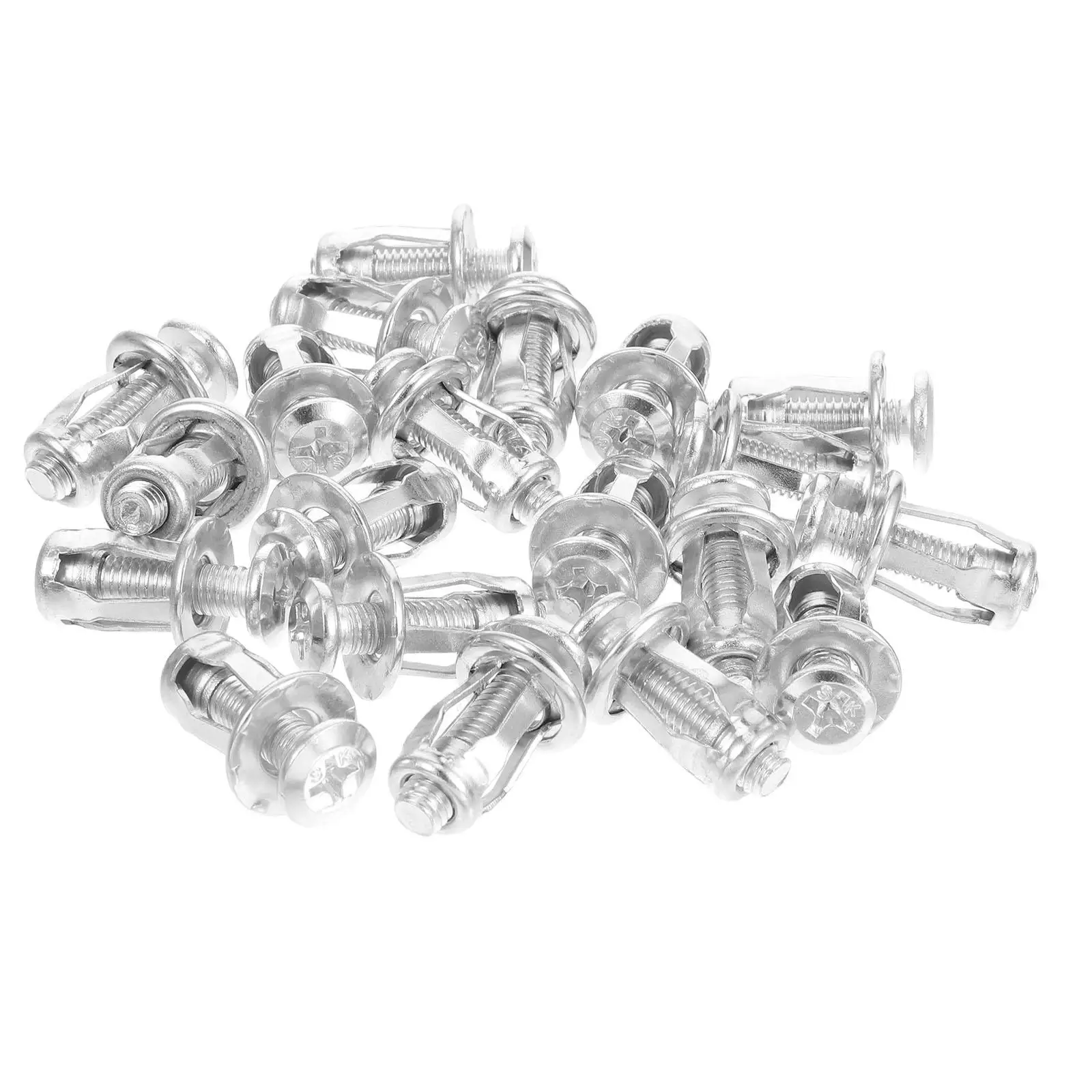 20 Pcs Expansion Screw Hollow Wall Anchors Carbon Steel Silver Extra Short Door Screws Heavy Duty Anchor Bolt Plasterboard
20 Pcs Expansion Screw Hollow Wall Anchors Carbon Steel Silver Extra Short Door Screws Heavy Duty Anchor Bolt Plasterboard
