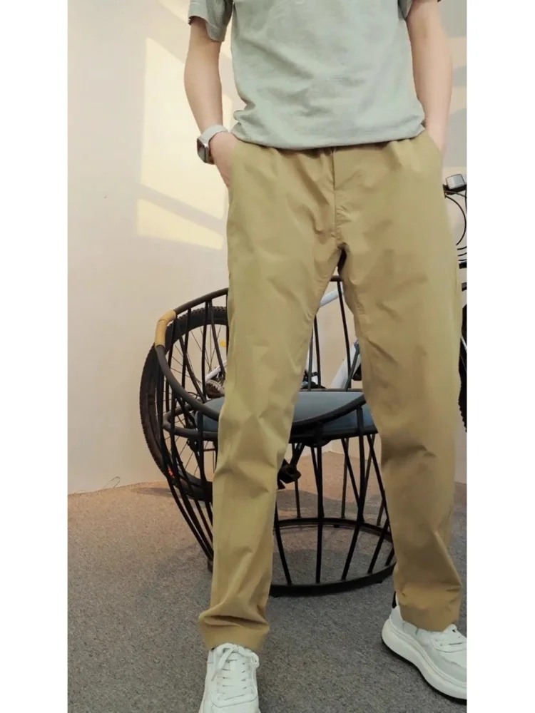 Khaki Triangular Logo Soft ell Climbing Pants Men's Summer Thin Outdoor Hiking Mountain Climbing Straight Leg Sports Trousers
Khaki Triangular Logo Soft ell Climbing Pants Men's Summer Thin Outdoor Hiking Mountain Climbing Straight Leg Sports Trousers