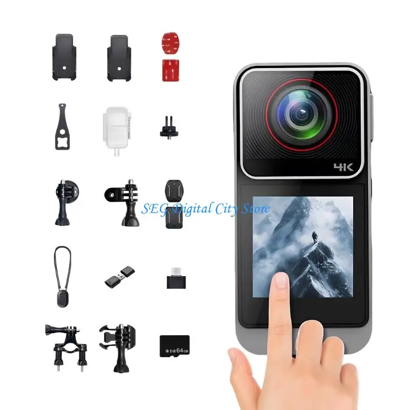 U75B Small Clear Sports Video Camera With Flexible Holder And Wireless App Control
U75B Small Clear Sports Video Camera With Flexible Holder And Wireless App Control