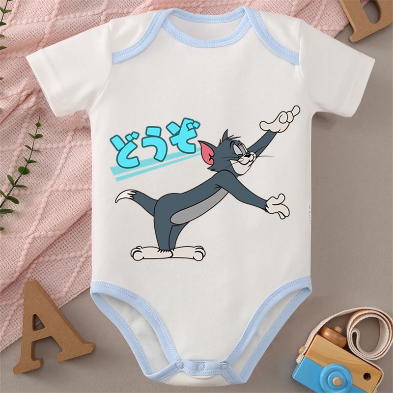 MINISO из чистого хлопка Том и Джерри с милым принтом, детская одежда, мягкий комбинезон, комбинезон, боди для новорожденных 0-12 месяцев, лучший подарок для ребенка
MINISO из чистого хлопка Том и Джерри с милым принтом, детская одежда, мягкий комбинезон, комбинезон, боди для новорожденных 0-12 месяцев, лучший подарок для ребенка