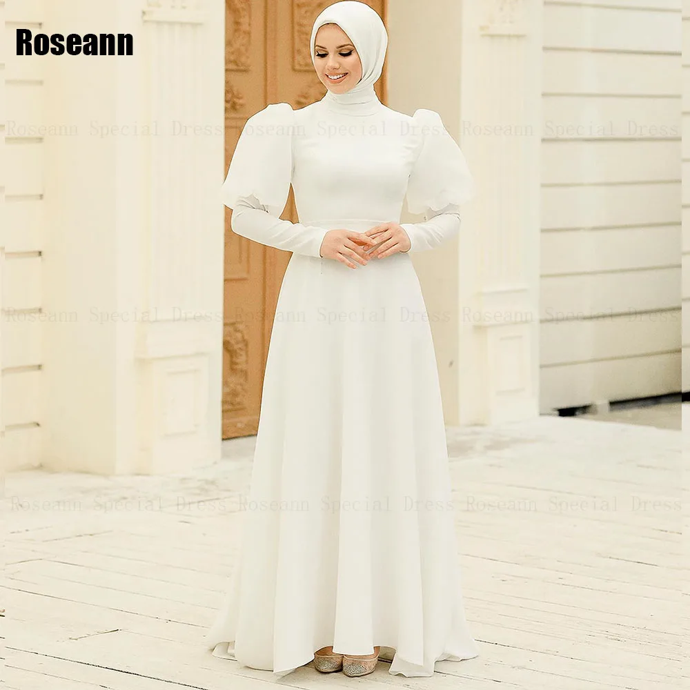 Muslim 2024 New Fashion A-line Wedding Dresses Puff Sleeve Draped Pleat Full Brush Train Floor Length Bride Dress robe de mariée
Muslim 2024 New Fashion A-line Wedding Dresses Puff Sleeve Draped Pleat Full Brush Train Floor Length Bride Dress robe de mariée