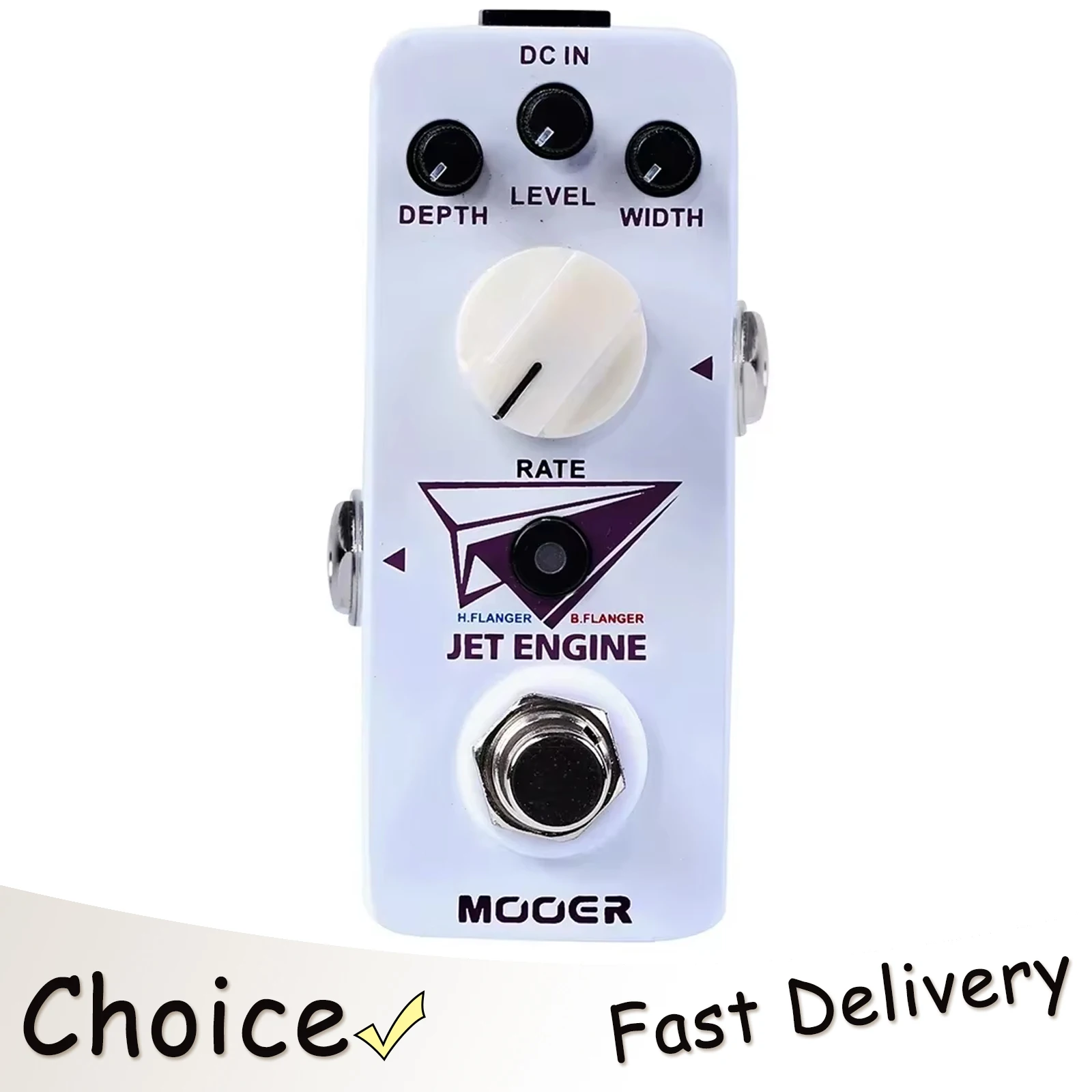 MOOER Jet Engine Guitar Effects Pedal Micro Series Compact Effect Digital Multi-Frequency Flanger Pedal Guitar Accessories Parts
MOOER Jet Engine Guitar Effects Pedal Micro Series Compact Effect Digital Multi-Frequency Flanger Pedal Guitar Accessories Parts