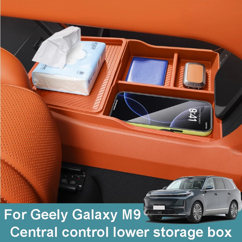 For Geely Galaxy M9 2025 2026 Car Central Control Storage Box Lower Double-layer Storage Box Interior Accessories
For Geely Galaxy M9 2025 2026 Car Central Control Storage Box Lower Double-layer Storage Box Interior Accessories