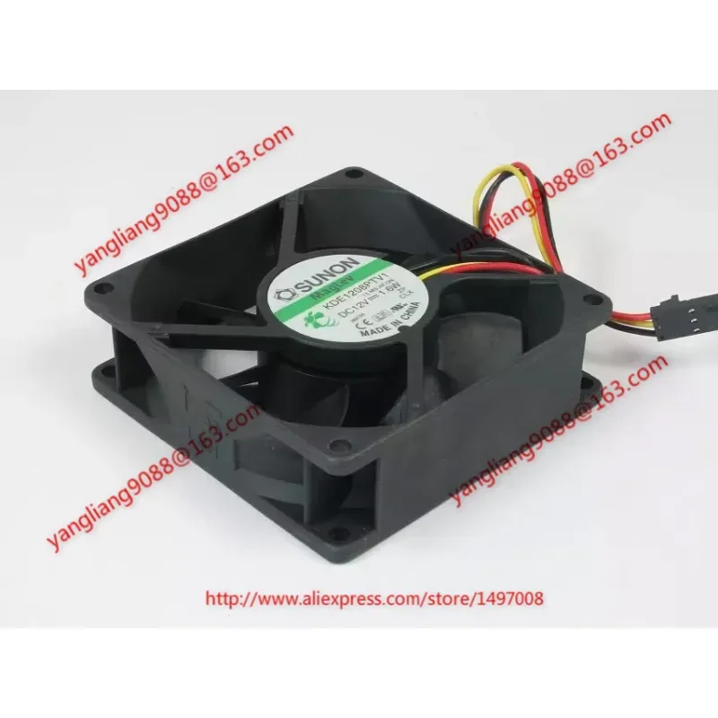 SUNON KDE1208PTV1 13.MS.A.GN DC 12V 1.6W 80x80x25mm Server Cooling Fan
SUNON KDE1208PTV1 13.MS.A.GN DC 12V 1.6W 80x80x25mm Server Cooling Fan