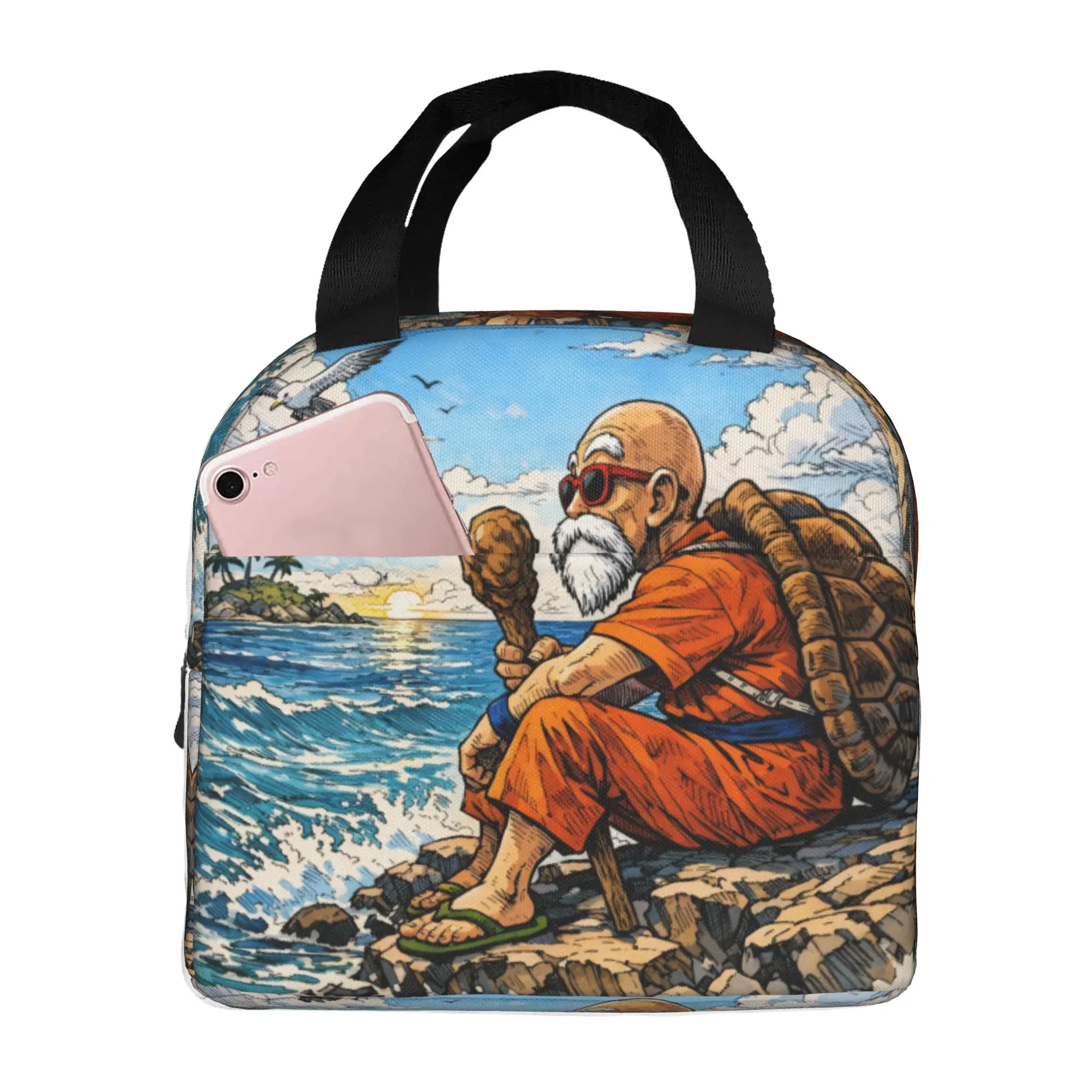 Custom Masters Roshis Insulated Lunch Bag for Outdoor Picnic Leisurely Resuable Thermal Cooler Lunch Box Unisex
Custom Masters Roshis Insulated Lunch Bag for Outdoor Picnic Leisurely Resuable Thermal Cooler Lunch Box Unisex