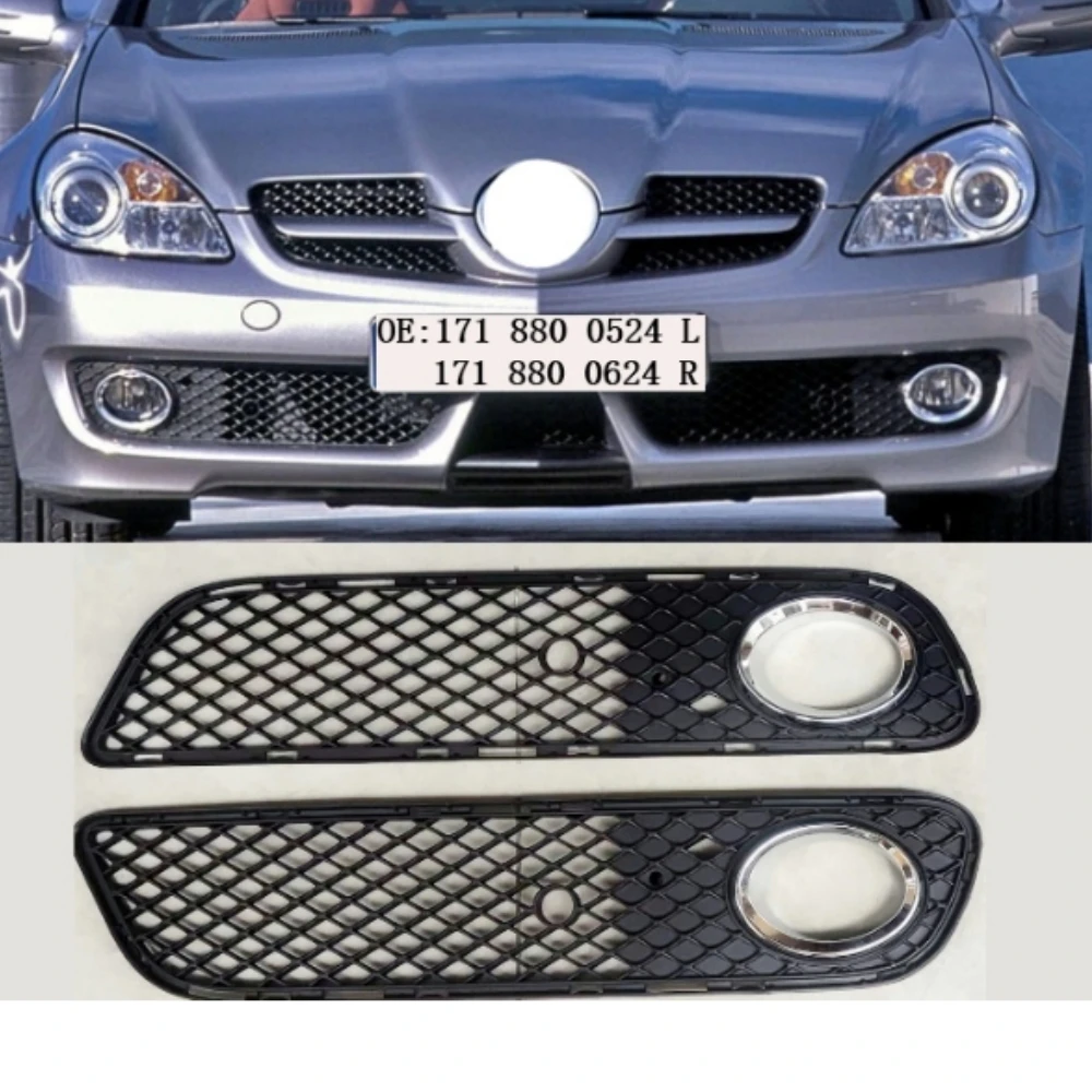 Решетка противотуманной фары переднего бампера A 1718800524 A 1718800624 Для Mercedes Benz SLK Class W171
Решетка противотуманной фары переднего бампера A 1718800524 A 1718800624 Для Mercedes Benz SLK Class W171