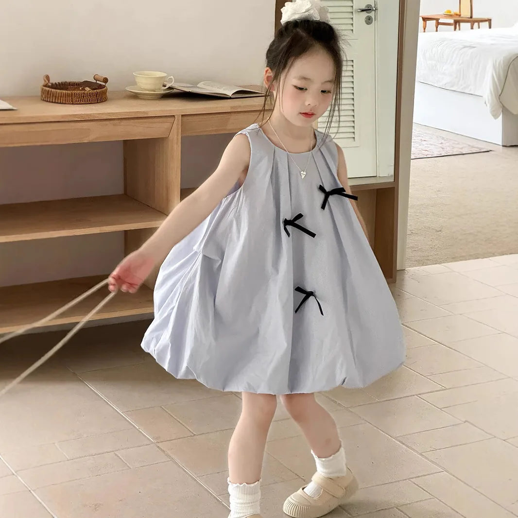 Girl Skirt 2025 New Summer Childrens Clothing Korean Style Girl Baby Stereotaxic Bowknot Sleeved Puffy Flower Bud Dress
Girl Skirt 2025 New Summer Childrens Clothing Korean Style Girl Baby Stereotaxic Bowknot Sleeved Puffy Flower Bud Dress