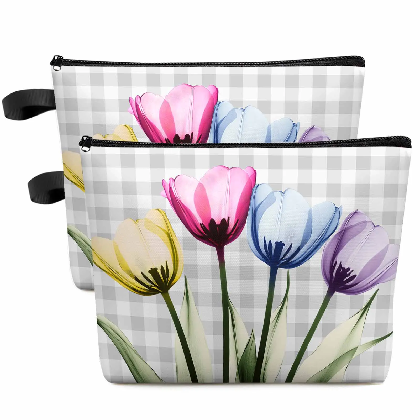 Vintage Plaid Tulip Flowers Makeup Bag Pouch Travel Essentials Lady Women Cosmetic Bags Toilet Organizer Storage Pencil Case
Vintage Plaid Tulip Flowers Makeup Bag Pouch Travel Essentials Lady Women Cosmetic Bags Toilet Organizer Storage Pencil Case