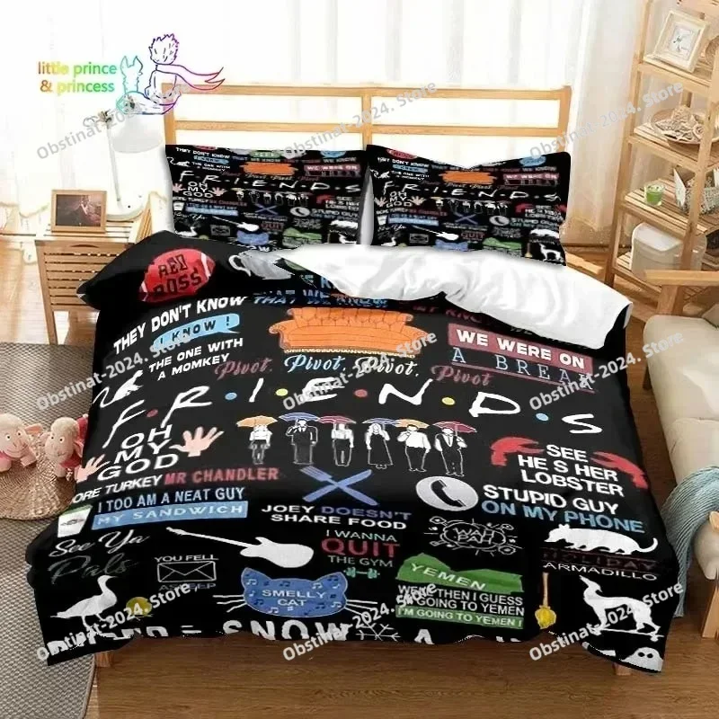 Friends Drama TV Series Bedding Set Print single Comforter Quilt Bed Cover Duvet Cover Pillow Case 3 Pieces Sets Kids Adult Size
Friends Drama TV Series Bedding Set Print single Comforter Quilt Bed Cover Duvet Cover Pillow Case 3 Pieces Sets Kids Adult Size