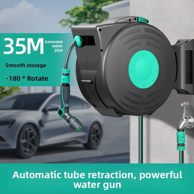 Автоматический телескопический водяной шланг для мойки автомобилей, бытовой водяной пистолет, настенный водяной пистолет высокого давления, катушка для полива патио
Автоматический телескопический водяной шланг для мойки автомобилей, бытовой водяной пистолет, настенный водяной пистолет высокого давления, катушка для полива патио