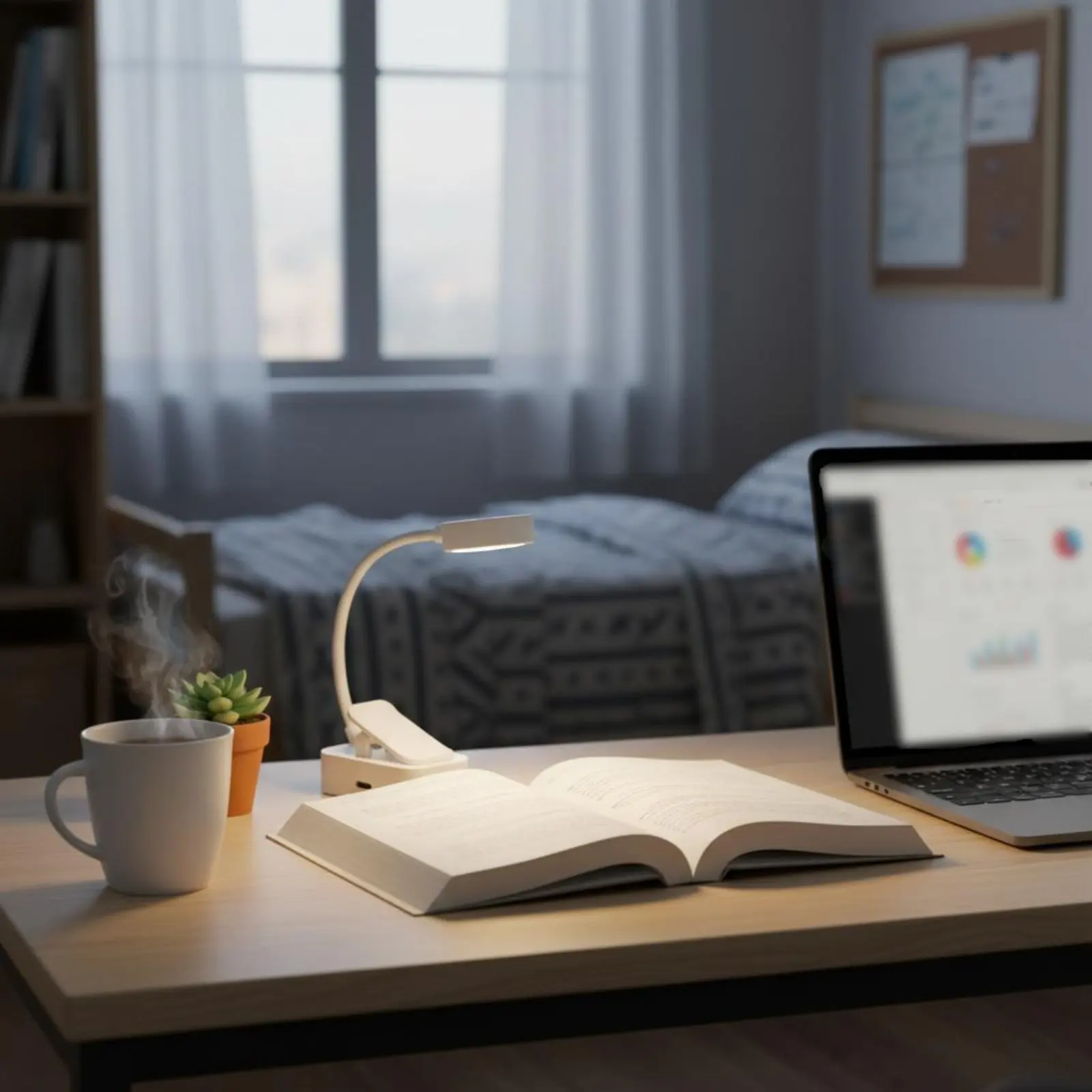 USB Rechargeable Book Light Stepless Dimming Clip-Based Book Light Flexible Neck Clip Lamp Flickerunrestricted at Home Lighting
USB Rechargeable Book Light Stepless Dimming Clip-Based Book Light Flexible Neck Clip Lamp Flickerunrestricted at Home Lighting