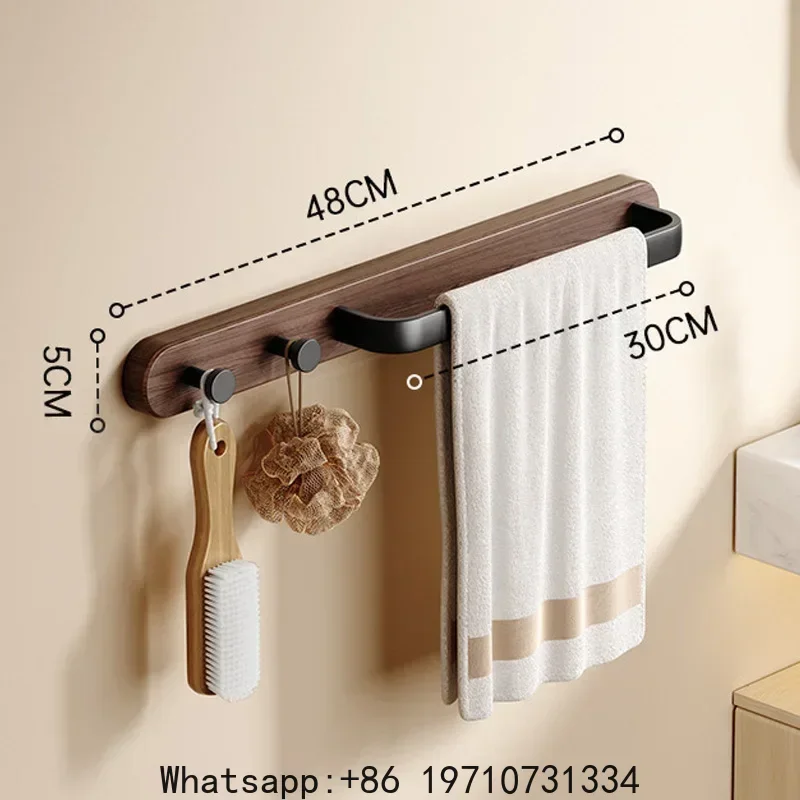 Nordic towel rack with hooks for bathroom towels space aluminum hooks for solid wood towels kitchen and bathroom accessories
Nordic towel rack with hooks for bathroom towels space aluminum hooks for solid wood towels kitchen and bathroom accessories