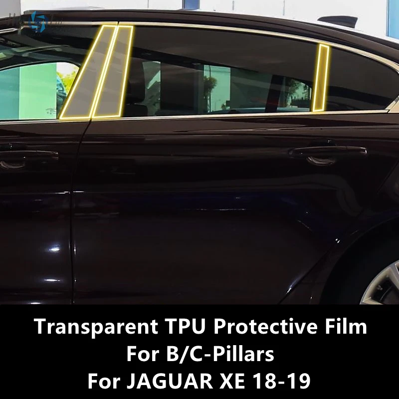For JAGUAR XE 18-19 B/C-Pillars Transparent TPU Protective Film Anti-scratch Repair Film Accessories Refit
For JAGUAR XE 18-19 B/C-Pillars Transparent TPU Protective Film Anti-scratch Repair Film Accessories Refit