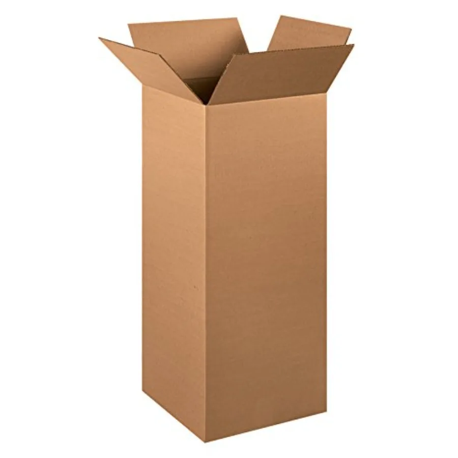 Shipping Boxes Tall 12"L x 12"W x 30"H 15-Pack - Corrugated Cardboard Box for Moving Mailing Packing Packaging and Storage
Shipping Boxes Tall 12"L x 12"W x 30"H 15-Pack - Corrugated Cardboard Box for Moving Mailing Packing Packaging and Storage