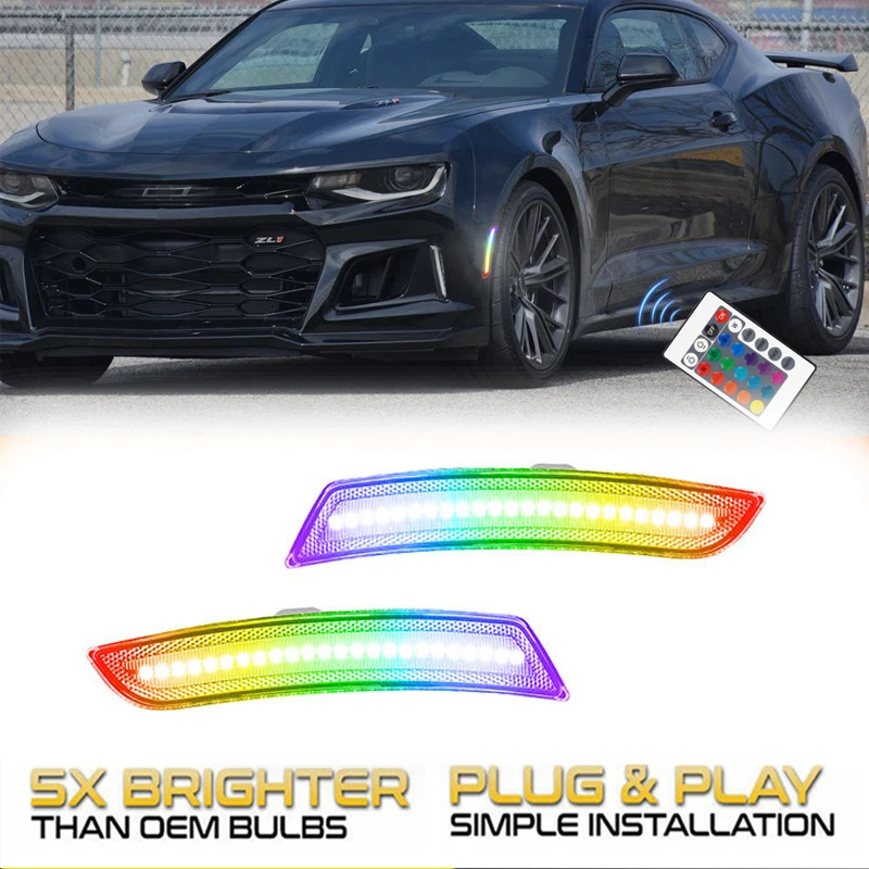 4Pcs LED RGB Multicolor Side Marker Light For Chevrolet Camaro 2016-2023 Turn Singal Lamps For Cadillac CTS ATS OEM 23169181
4Pcs LED RGB Multicolor Side Marker Light For Chevrolet Camaro 2016-2023 Turn Singal Lamps For Cadillac CTS ATS OEM 23169181