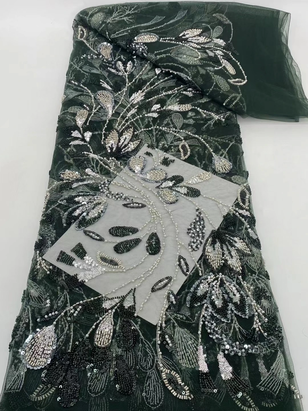 African Nigerian Sequins Embroidery Tulle Lace Fabric, Sewing Beads Stone Prom Dresses, High Quality, 5Yards, 2025 DP0340
African Nigerian Sequins Embroidery Tulle Lace Fabric, Sewing Beads Stone Prom Dresses, High Quality, 5Yards, 2025 DP0340