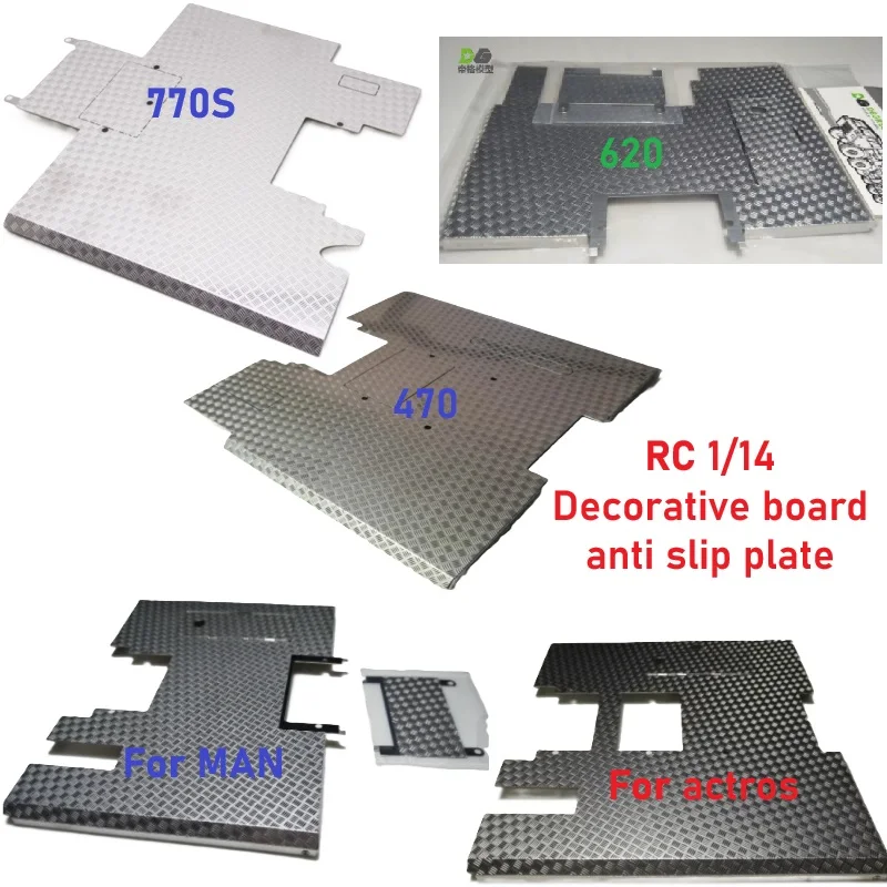 1 Item Simulation Metal Silver Skid Plate for 1/14 Tamiya RC Truck Car For Scania 770S 56368 56371 MAN Actros Diy Parts Toys
1 Item Simulation Metal Silver Skid Plate for 1/14 Tamiya RC Truck Car For Scania 770S 56368 56371 MAN Actros Diy Parts Toys