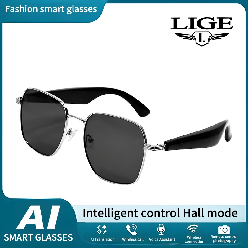 GY200 Умные очки с защитой от ультрафиолета 100+ онлайн-языка AI Автоматический перевод диалога Bluetooth-очки с динамиком Спорт
GY200 Умные очки с защитой от ультрафиолета 100+ онлайн-языка AI Автоматический перевод диалога Bluetooth-очки с динамиком Спорт
