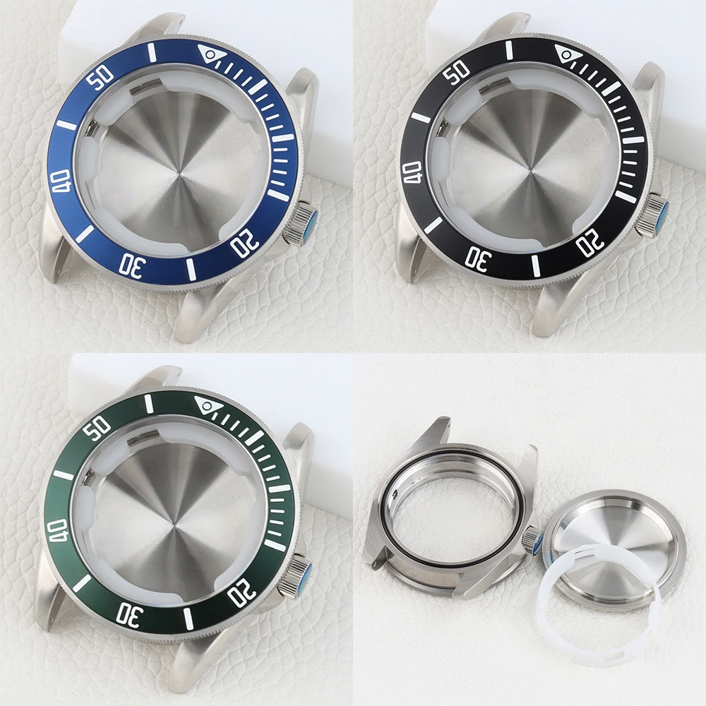42.5mm Watch Case Solid 316L Stainless Steel Sapphire Glass 100m Waterproof For Miyota 8215 Movement 31.8mm Dial Silver Cases
42.5mm Watch Case Solid 316L Stainless Steel Sapphire Glass 100m Waterproof For Miyota 8215 Movement 31.8mm Dial Silver Cases