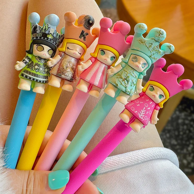 New Cute King Sweet Princess Ballpoint Pen Press Type Core Business Pen Core Cylindrical Ballpoint Pen Creative Stationery Gifts
New Cute King Sweet Princess Ballpoint Pen Press Type Core Business Pen Core Cylindrical Ballpoint Pen Creative Stationery Gifts