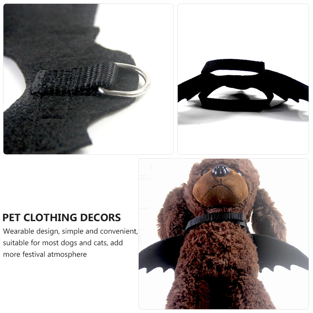 Bat Wings Shaped Pet Clothing Halloween Costumes Felt Material Lightweight Adjustable Fasteners Dog Cat Supplies
Bat Wings Shaped Pet Clothing Halloween Costumes Felt Material Lightweight Adjustable Fasteners Dog Cat Supplies