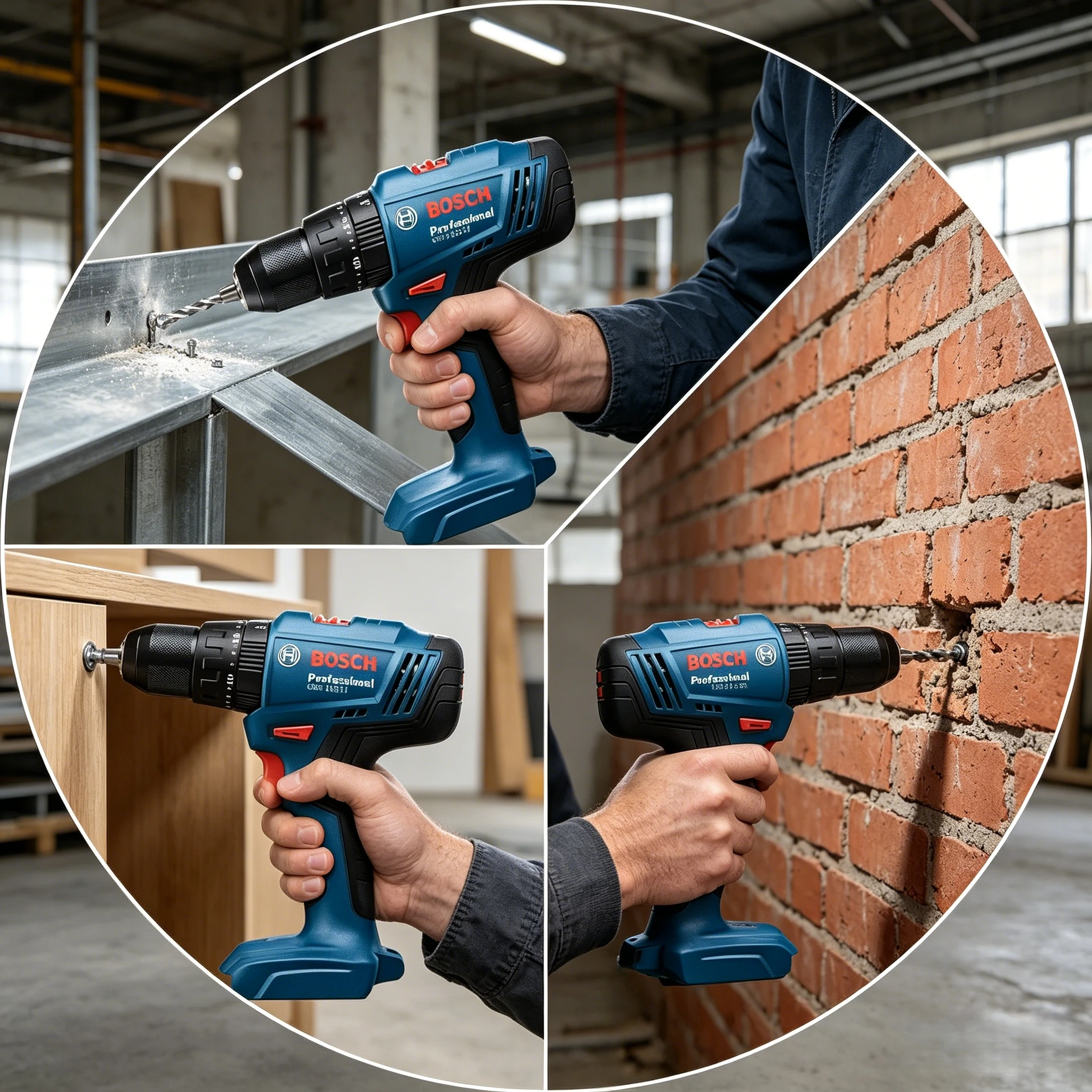 Bosch Electric Drill GSB183-LI Screwdriver Cordless Brush Impact Drill 56Nm Torque Multi-Use Power Tools for Wood Stone Metal
Bosch Electric Drill GSB183-LI Screwdriver Cordless Brush Impact Drill 56Nm Torque Multi-Use Power Tools for Wood Stone Metal