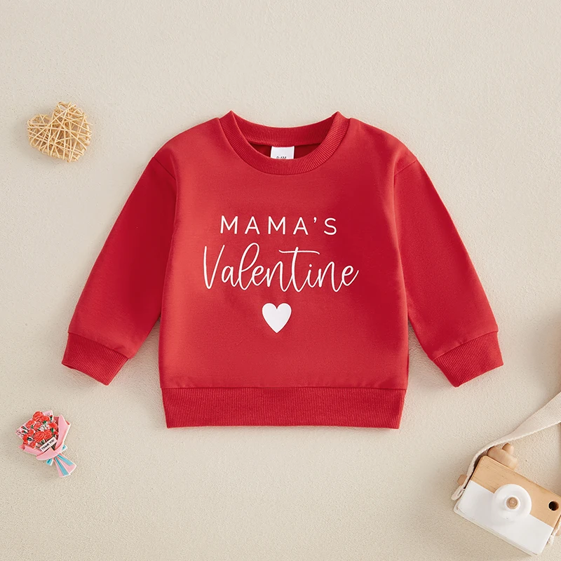 VISgogo Baby Casual Sweatshirt Long Sleeve Crew Neck Hoodie Letters Heart Print Valentine’s Day Clothes for Girls Boys
VISgogo Baby Casual Sweatshirt Long Sleeve Crew Neck Hoodie Letters Heart Print Valentine’s Day Clothes for Girls Boys