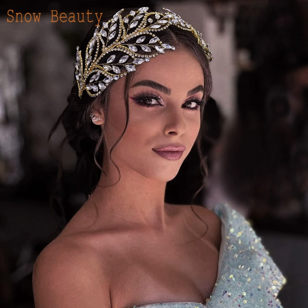 DZ017 Handmade Hair Jewelry Party Prom Tiara Rhinestone Bride Headband Luxury Crystal Bridal Headpiece Wedding Hair Accessories
DZ017 Handmade Hair Jewelry Party Prom Tiara Rhinestone Bride Headband Luxury Crystal Bridal Headpiece Wedding Hair Accessories