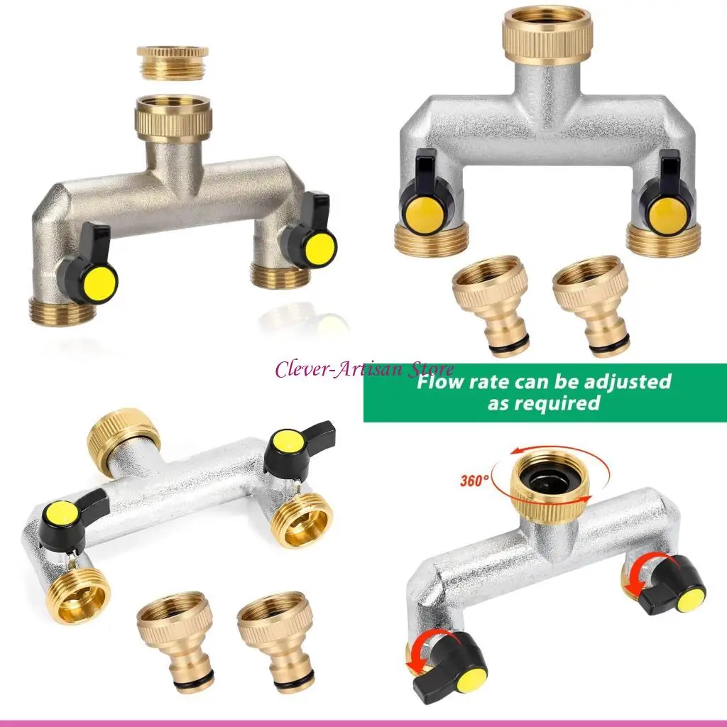 E06B Weatherproof Sturdy Brass Materials Splitters Valves with Double Directional Port for Outdoor Water Management
E06B Weatherproof Sturdy Brass Materials Splitters Valves with Double Directional Port for Outdoor Water Management