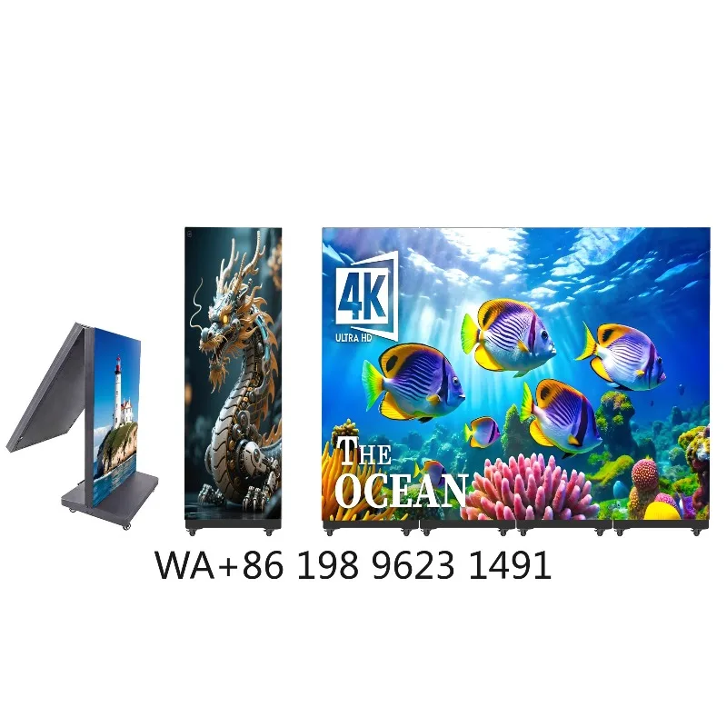P1.538 P1.86 Resolution LED Poster Screen Indoor Digital Advertising Display for Shopping Mall Commercial Promotion
P1.538 P1.86 Resolution LED Poster Screen Indoor Digital Advertising Display for Shopping Mall Commercial Promotion