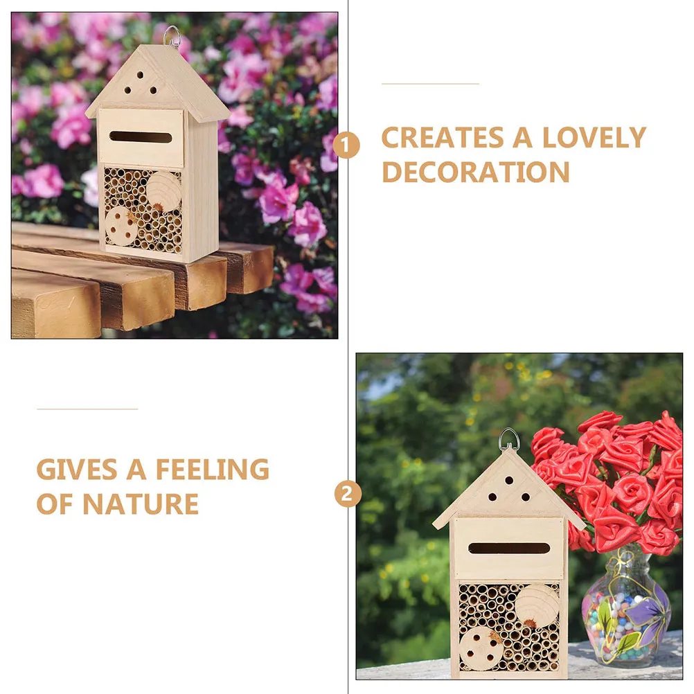 2 шт. деревянных ульев для пчел, подвесных, для сада, укрытие для насекомых, безопасное гнездо-оплодоноситель для декора сада, подвесное
2 шт. деревянных ульев для пчел, подвесных, для сада, укрытие для насекомых, безопасное гнездо-оплодоноситель для декора сада, подвесное