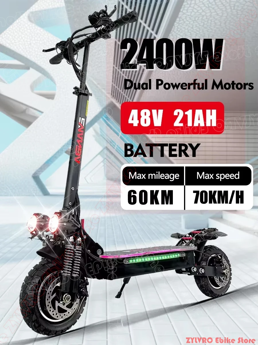 EU 2026 X6P 2400W Dual Motors 48V 21AH Electric Scooter Max Speed 70km/h Max Range 60km 10 inch off-road tyres Foldable Escooter
EU 2026 X6P 2400W Dual Motors 48V 21AH Electric Scooter Max Speed 70km/h Max Range 60km 10 inch off-road tyres Foldable Escooter
